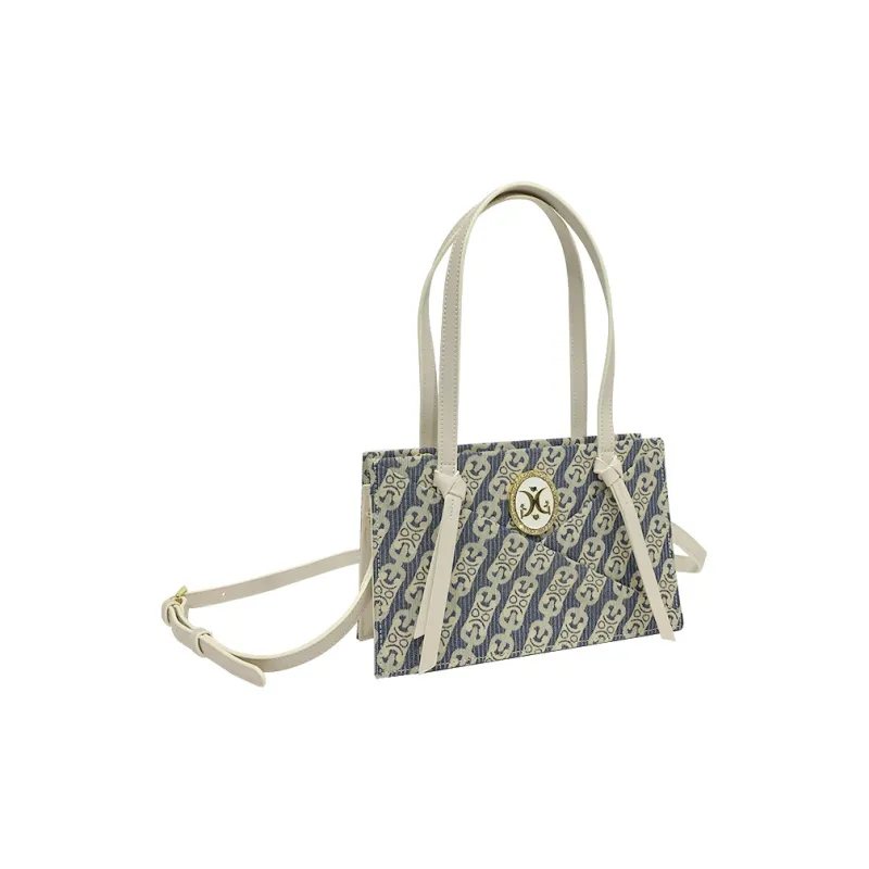 MACK JODAER Synthetic Leather Handbag Shoulder Bag Regular Women's Ecru-5