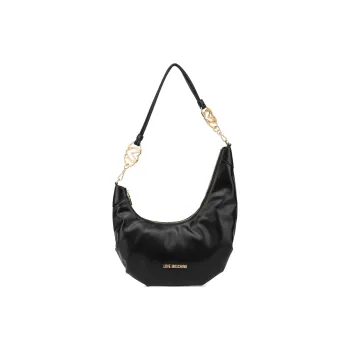 LOVE MOSCHINO PU Crossbody Bag, Shoulder Bag Unisex Black