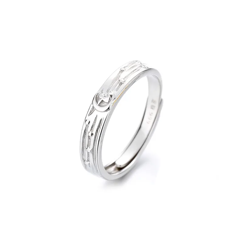 Onakiiko S999 Fine Silver Ring 1 Pair Gift Box Set Unisex-4