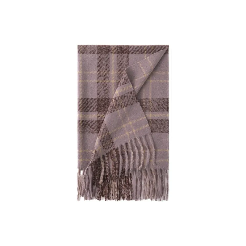 FREE RABBITⅡ Korean Style Fashion Mohair Warm Versatile Shawl Scarf Unisex-7