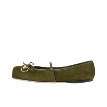 GUCCI Casual Single Shoes Women's Green