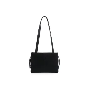 SQUARE Line Cow Leather Shoulder Bag Medium Size Women's Multicolor