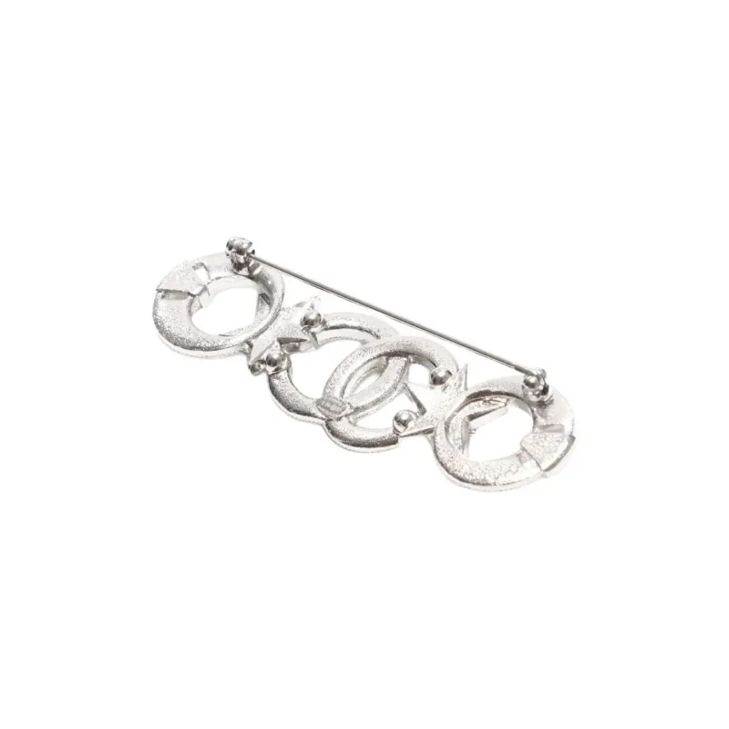 CHANEL 2020 Cc Rhinestone Brooch-2