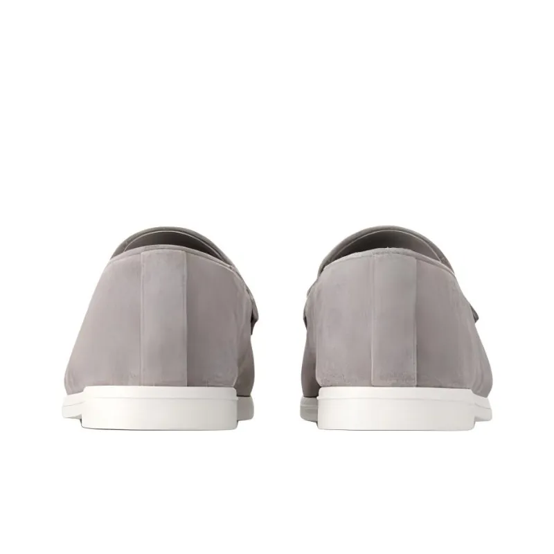 LOUIS VUITTON Estate Loafers Men's Gray-3