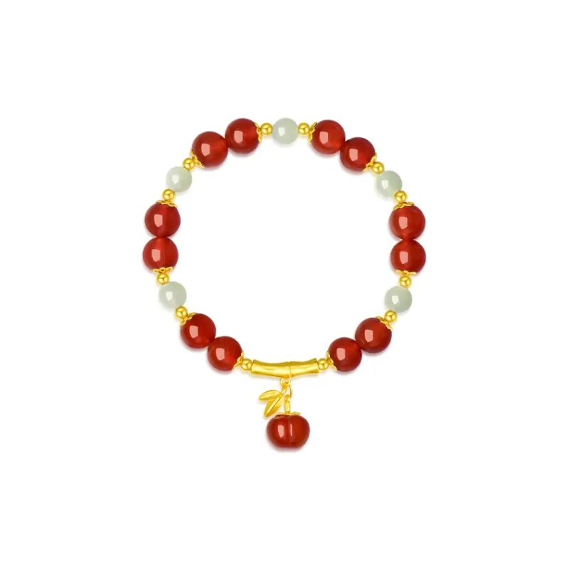 CHOW TAI SENG Agate Bracelets Women's-2