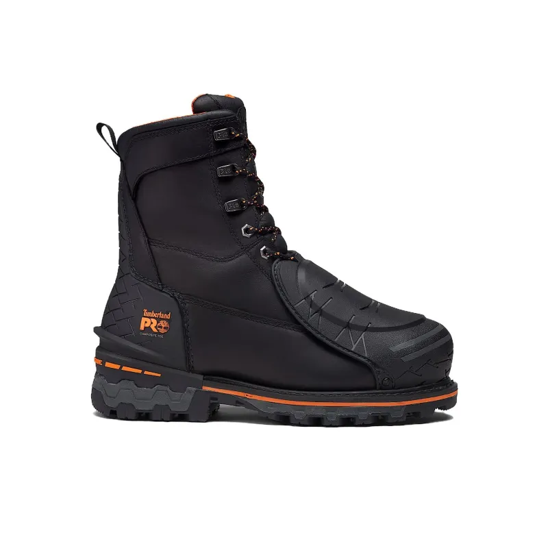 Timberland Boondock Waterproof And Wear resistant Short Mid Calf Outdoor Boots Men's Black-1