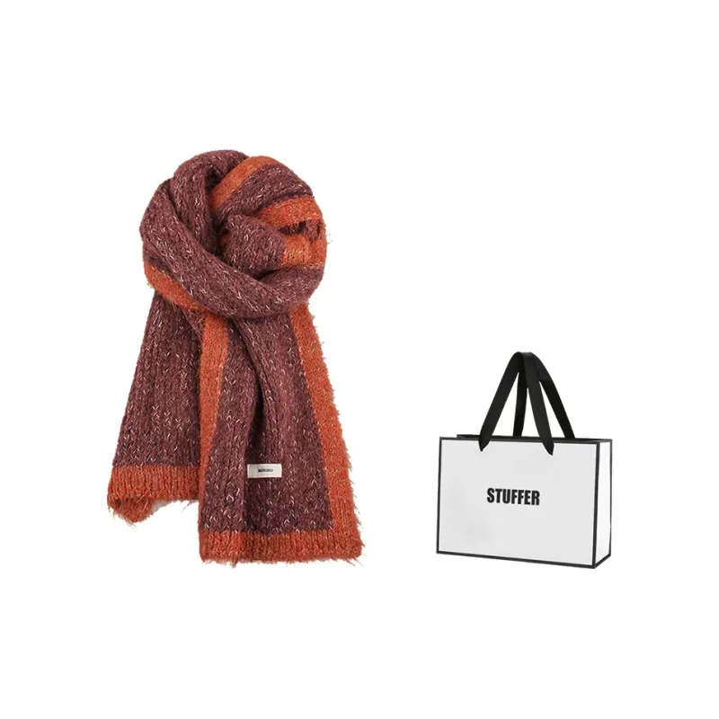 STUFFER Contains Wool Knit Scarves Unisex-18