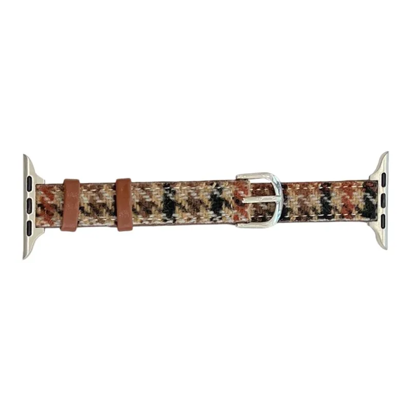 NCFCK Watch Band Apple Compatibility Woolen Leather Material-11