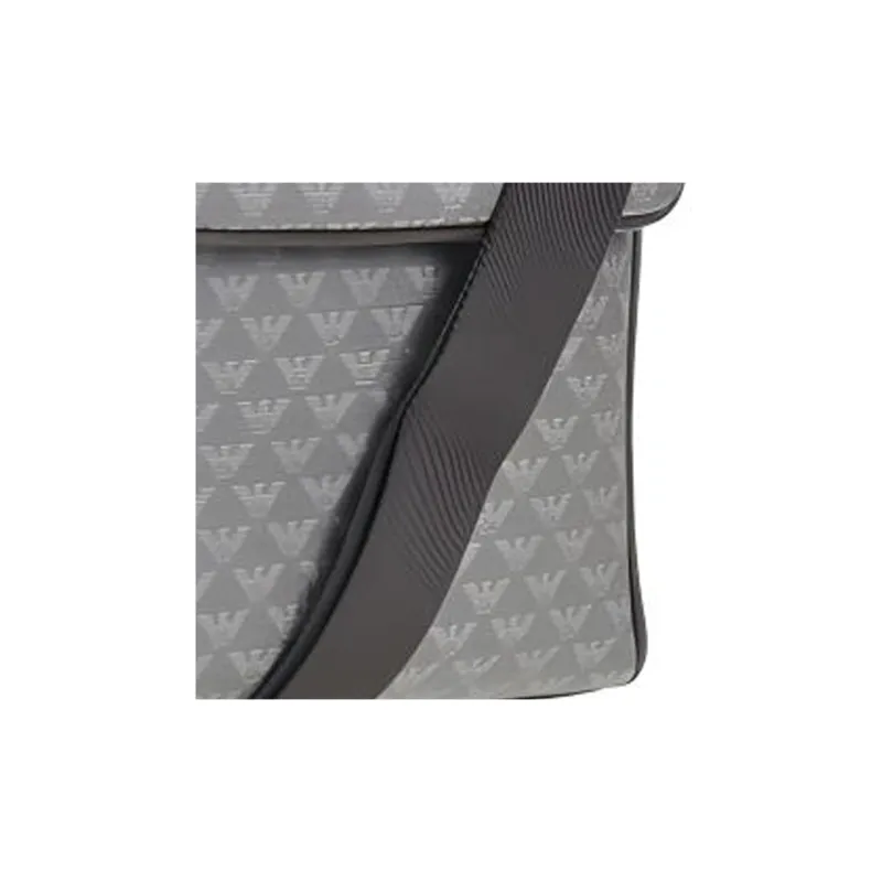 EMPORIO ARMANI PVC Messenger Bag Shoulder Bag Crossbody Bag Men's Gray-4