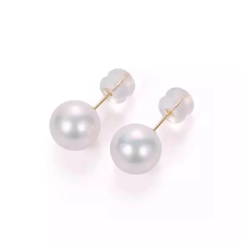 Andaozi Freshwater Pearl Stud Earrings Women's-0
