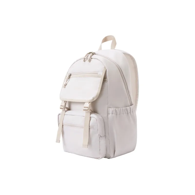 SEM/R Polyester Backpack Large Size Unisex Ecru/Royal Blue/Black-1
