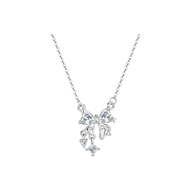 KINGFOCUS Sterling Silver Necklaces Women's-0