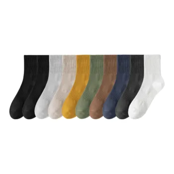 Lan Miao Mid Calf Socks Men's 10 Pack