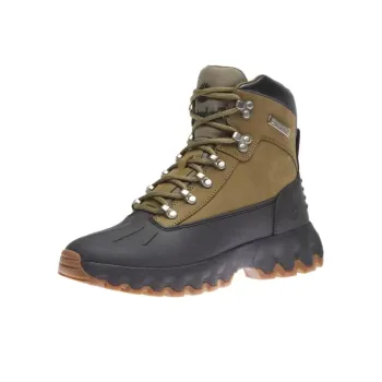 Timberland Euro Hiker Wear Resistant Slip Resistant Short Snow Boots Men's Green Black