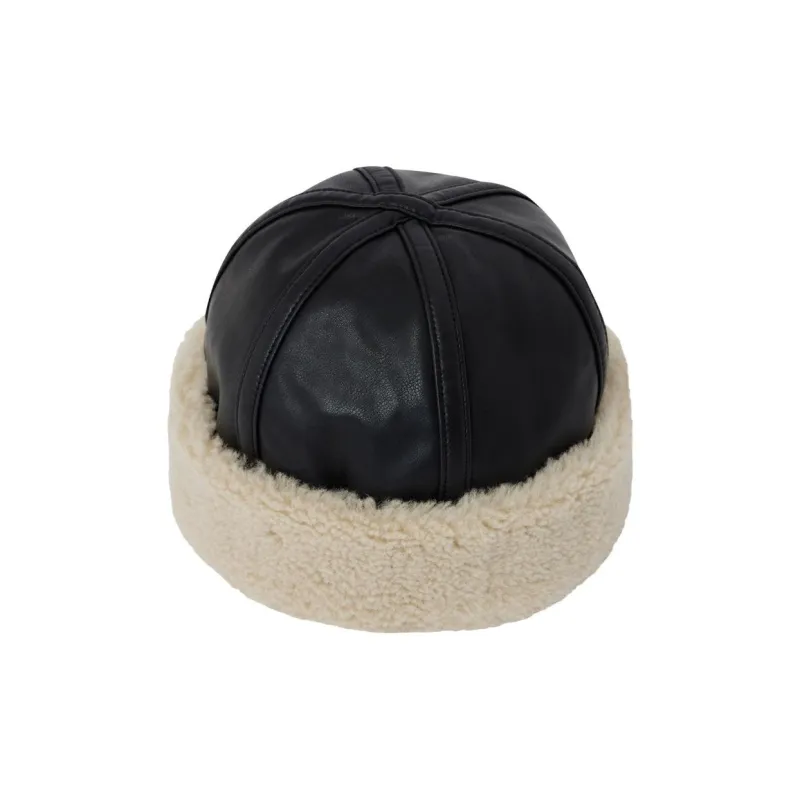 Lee Leather Hats & Caps Unisex Black-1