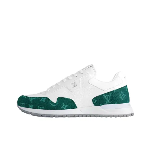 LOUIS VUITTON Run Away Low Top Casual Shoes Men's Green