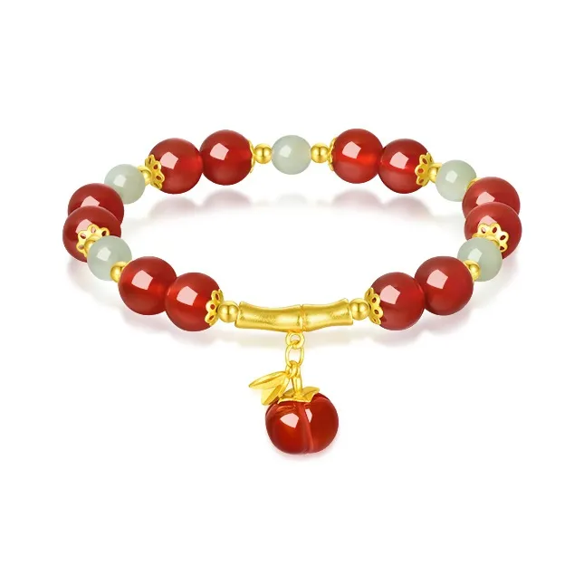 CHOW TAI SENG Agate Bracelets Women's-0