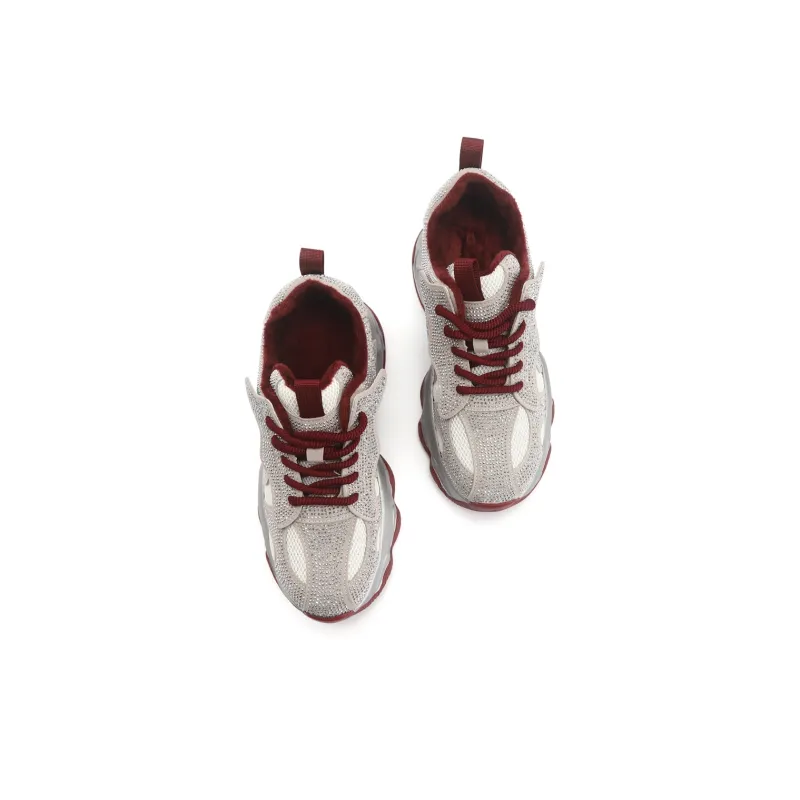 TOM TAILOR Red Flame Starlight Sports Boots Low Top Chunky Sneakers Women's-14