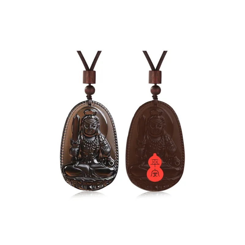 BYTHERE Obsidian Necklaces Unisex-42