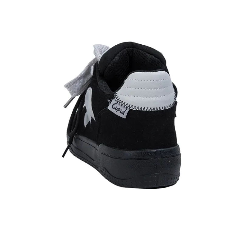 OYNN New Freshman Series Skateboard Shoes Women's Low Top Black-5