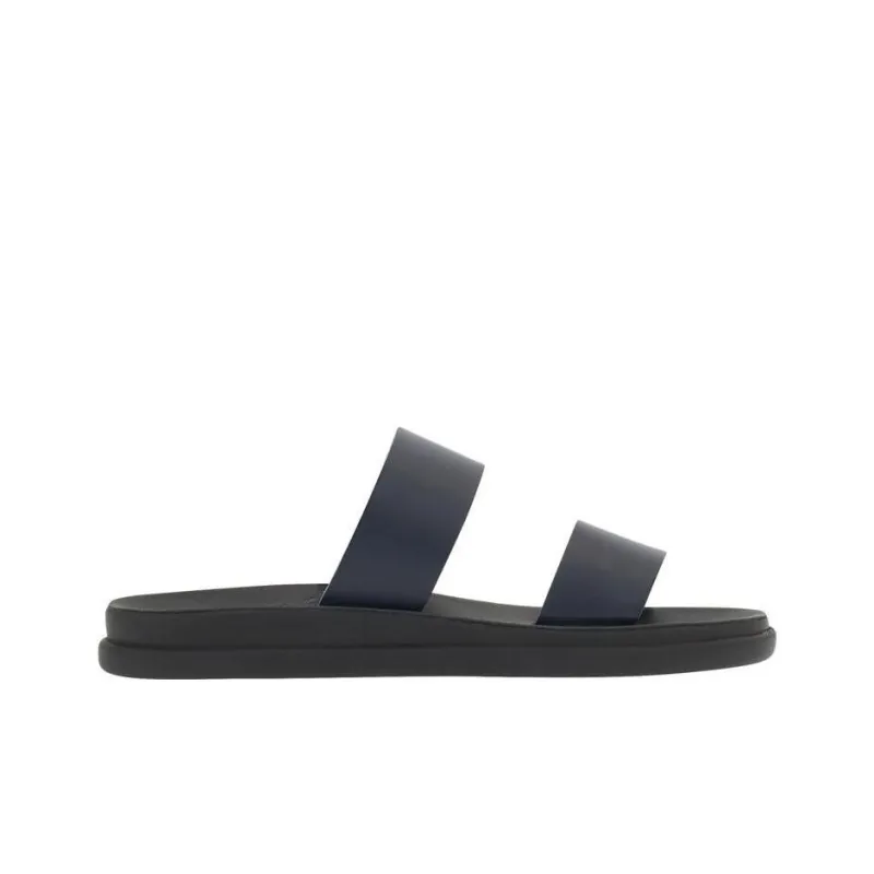 Ancient Greek Sandals Nicos Leather Slides-1