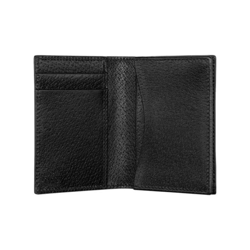 GUCCI Marmont Calfskin Business Card Holder Men's Black-2