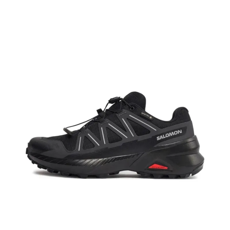 SALOMON Anti Slip Wear Resistant Low Top Trail Running Running Shoes Women's Black-0