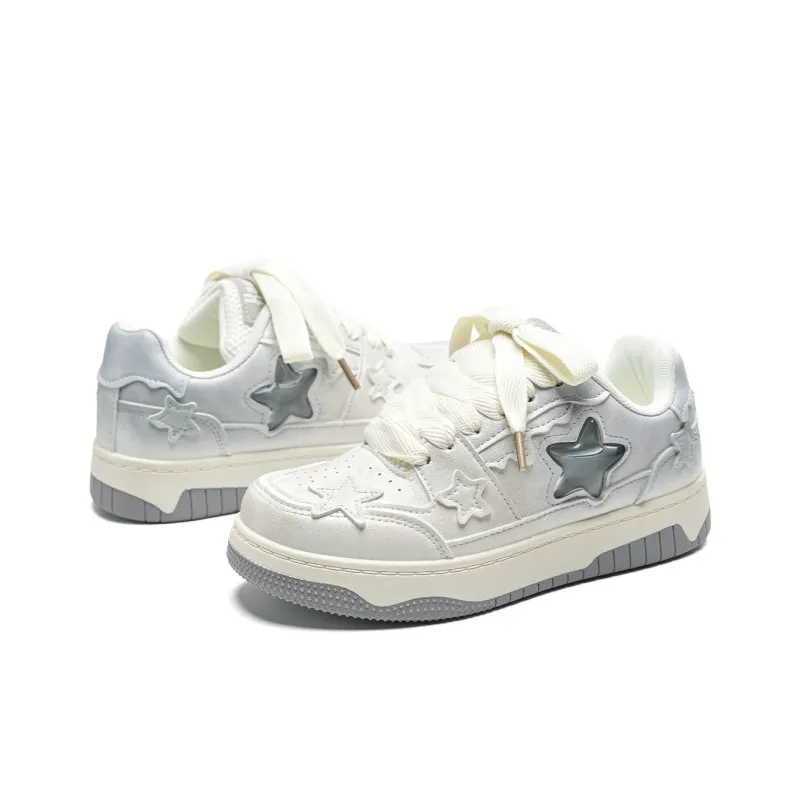 KAAVER OTTO Skateboard Shoes Women's Low Top White-54