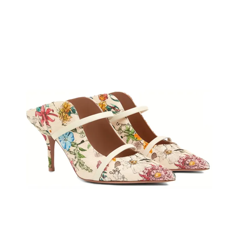 Malone Souliers Maureen 70mm Floral-print Mules-2