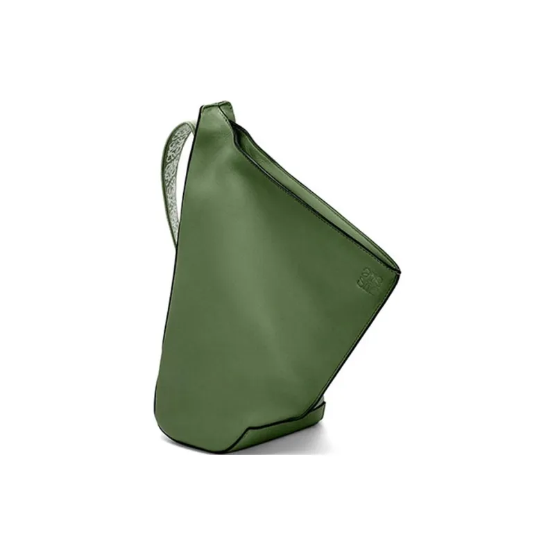 LOEWE Anton Sling Calfskin Shoulder Bags Sling Bags Men's Hunter Green-3