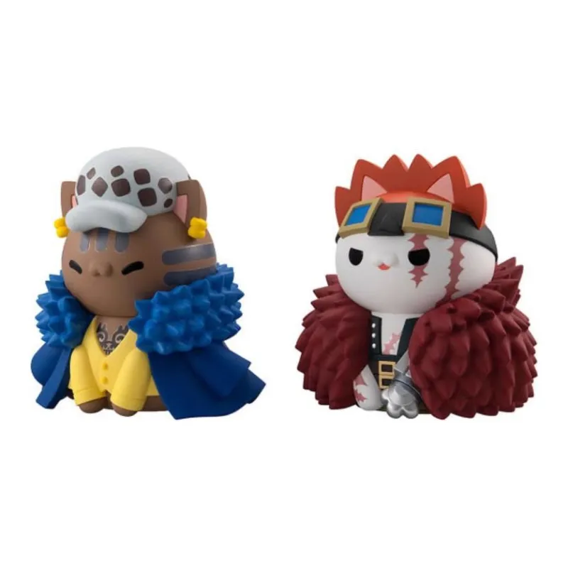 MegaHouse MEGA CAT PROJECT Giantized Nautical Cat Eustass Kid Re Release Chibi Figures-3