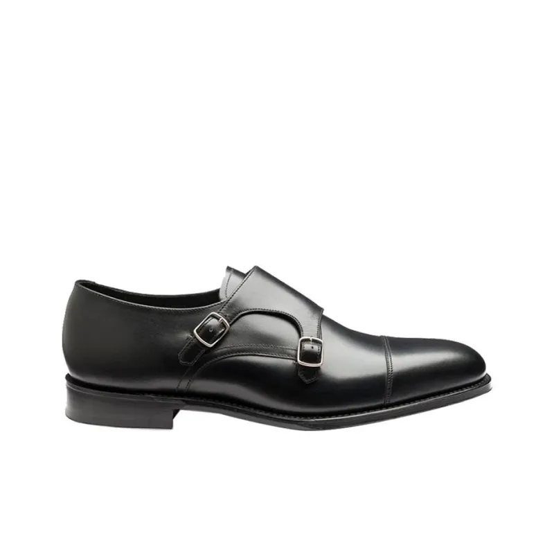LOAKE Dress Shoes Men Low Top Black-4