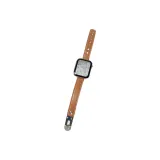 Return Steel Pin Microfiber Strap-Brown
