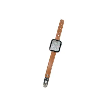 Mr. Strap Watch Band Apple Compatibility Metal, Leather Material