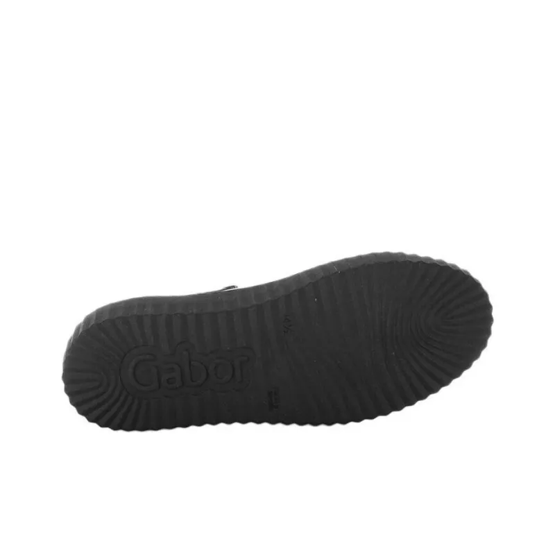 Gabor Fashion Low-Top Skateboard Shoes Women's Black-5