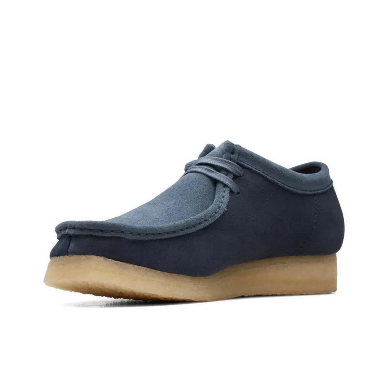 Clarks Originals Wallabee Boot Navy Combination-2