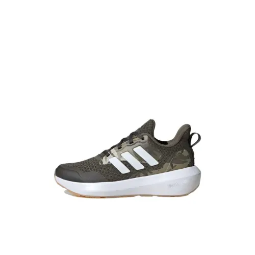 Adidas Fortarun 2.0 Breathable Cushioning Low Top Kids' Running Shoes Olive Kids'