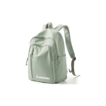 Kawasaki Fabric Backpack Laptop Bag Regular Unisex Ecru/Black/Red/Gray Green