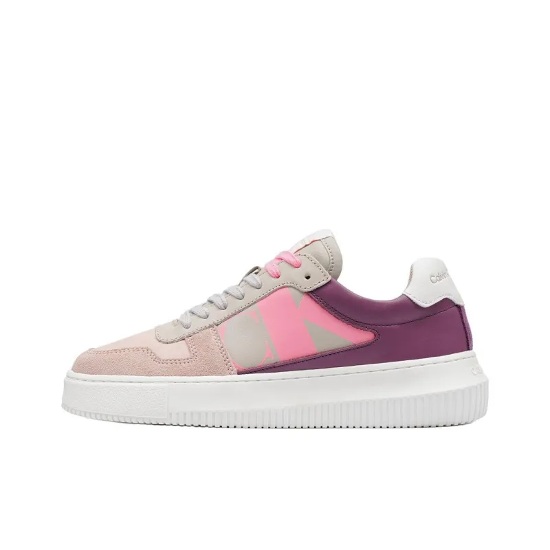 CALVIN KLEIN Low Top Skateboard Shoes Women's Pink-0