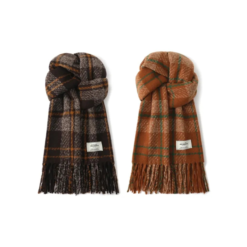 FREE RABBITⅡ Korean Style Fashion Mohair Warm Versatile Shawl Scarf Unisex-15
