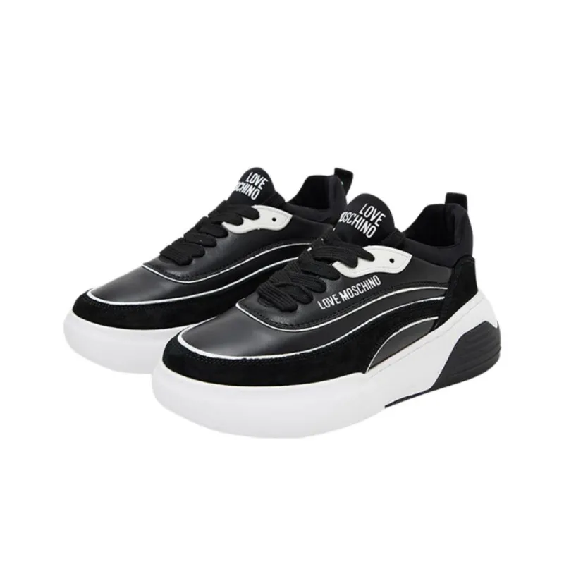LOVE MOSCHINO Low Top Casual Shoes Women's Black-3