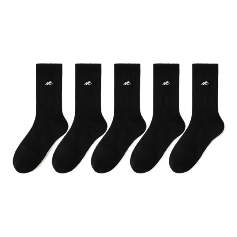 Yalu Mid Calf Socks Men's 5 Pack-0