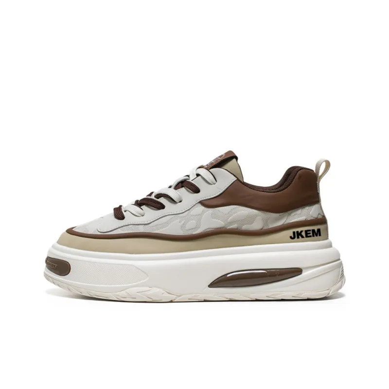 JKEM Slip-Resistant Cushioning Abrasion-Resistant Low-Top Skateboard Shoes Men's-10