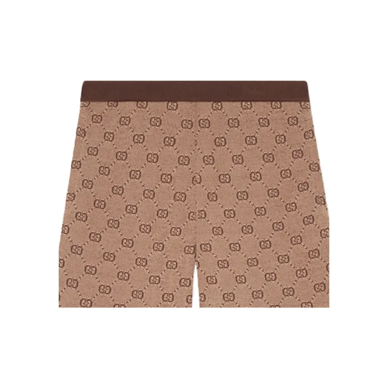 GUCCI Gg Jacquard Knit Shorts-3