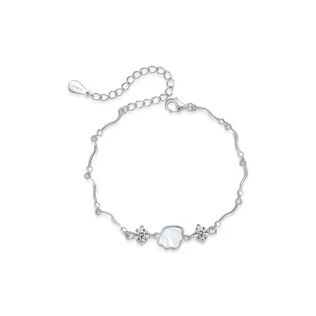 2801 S925 Silver Bracelets Women's
