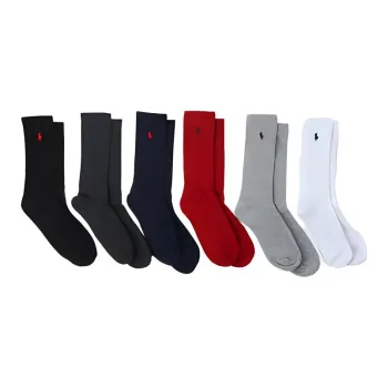 Polo Ralph Lauren Polo Pony Ribbed knit Socks Pack Of Six
