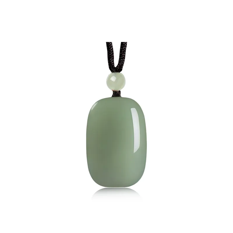 BYTHERE Hetian Jade Necklaces Pale Greenish White Jade Unisex-0