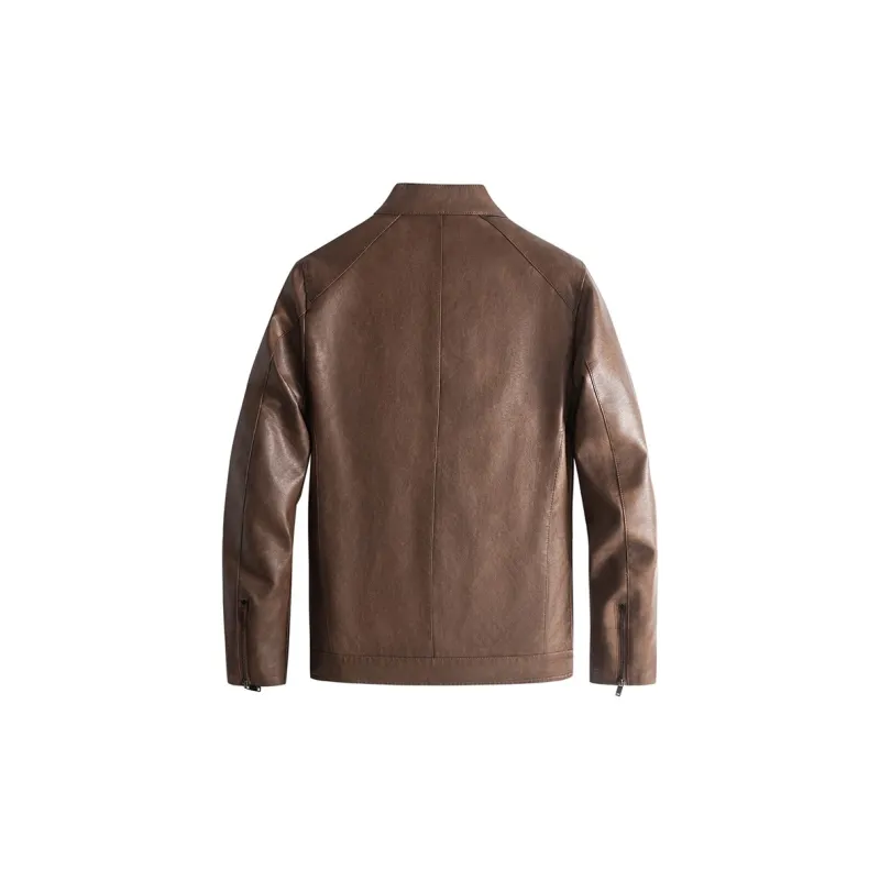 PIERRE CARDIN Leather Jacket Men's-10