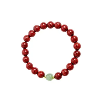 Mrs. Song Cinnabar Bracelets Women's