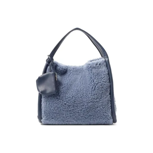 Beams Polyester One Shoulder Handbags Mini Women's Gray/Light Brown/Blue